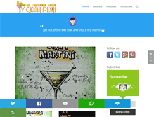 Tablet Screenshot of mycocktailrecipes.com